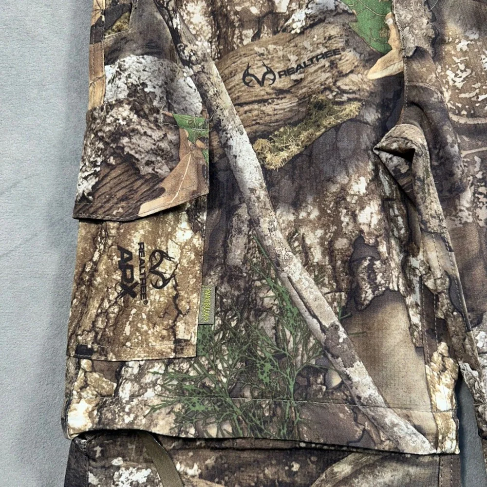Magellan Outdoors Convertible Cargo Pants Kids Medium Brown Realtree APX Excell